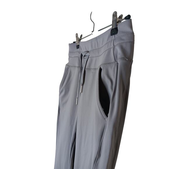 Halara Everyday Jogger Pants XS Gray Stretch Drawstring Pocket Comfort Active - Picture 7 of 12